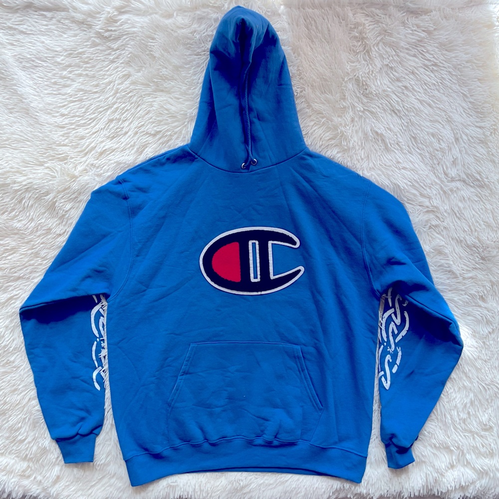 Opt To Base Blue Champion Men’s Yayo Hoodie